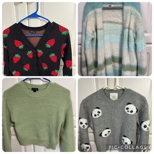 Girl’s Sweater Bundle 4 Sweaters